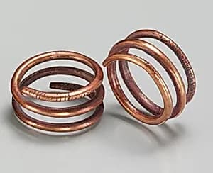 Pair of Sprial Earrings (with 16.10.470) by Unknown Artist