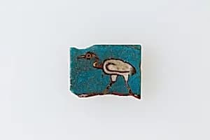 Plaque, black ibis hieroglyph by Unknown Artist