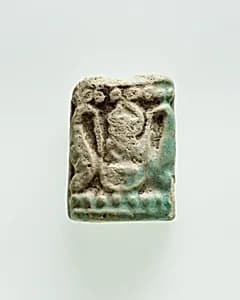 Plaque with winged Re-Harakhty by Unknown Artist