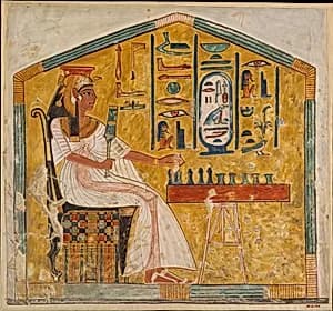 Queen Nefertari Playing Senet by Nina de Garis Davies