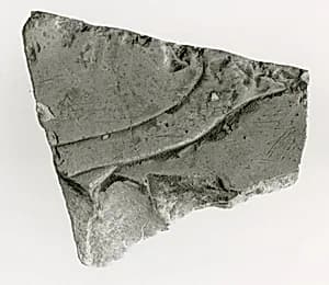 Raised relief fragment by Unknown Artist