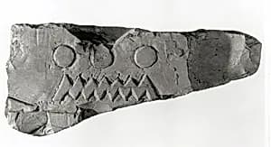 Raised relief fragment by Unknown Artist