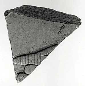 Raised relief fragment by Unknown Artist