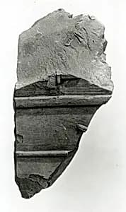 Raised relief fragment by Unknown Artist