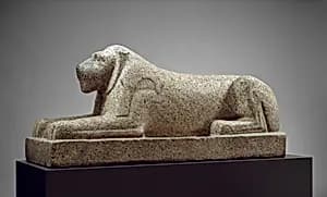 Recumbent Lion by Unknown Artist