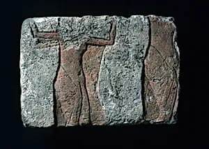 Relief fragment with a male figure by Unknown Artist