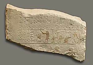 Relief from an Offering Niche by Unknown Artist