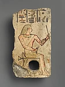 Relief of Seated Akhamenru by Unknown Artist
