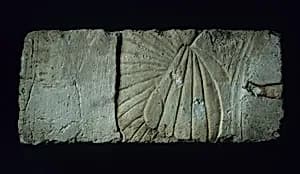 Relief with official and footrest (?) by Unknown Artist