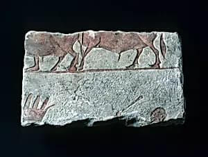 Relief with oxen by Unknown Artist