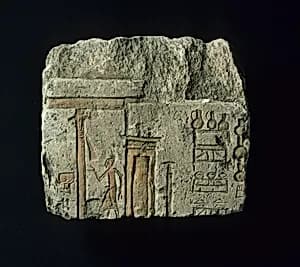 Relief with palace rooms by Unknown Artist