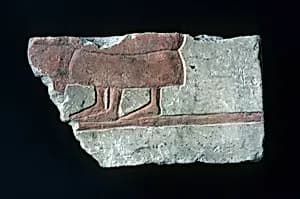 Relief with two foreigners by Unknown Artist