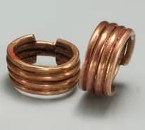 Ribbed Penannular Earring by Unknown Artist
