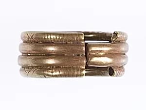 Ribbed Penannular Earring by Unknown Artist