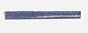 Rod of Opaque Blue Glass by Unknown Artist