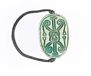 Scarab Finger Ring by Unknown Artist