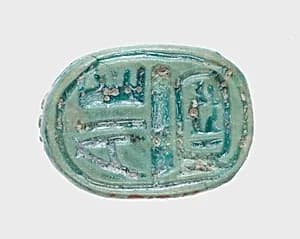 Scarab Inscribed for Amenhotep III by Unknown Artist