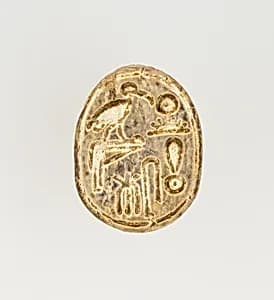 Scarab Inscribed for Thutmose I by Unknown Artist