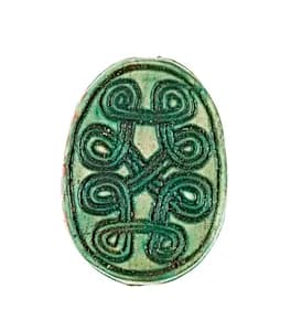 Scarab Inscribed with a Geometric Pattern by Unknown Artist