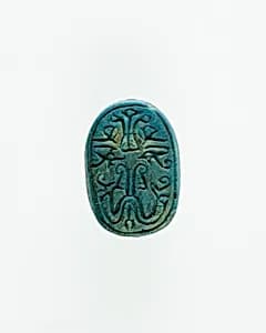Scarab Inscribed with Hieroglyphs by Unknown Artist