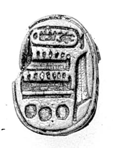 Scarab of Thutmose III by Unknown Artist