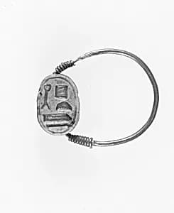 Scarab Ring inscribed with Ptah by Unknown Artist
