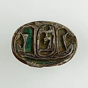 Scarab with cartouche of Usermaatre by Unknown Artist