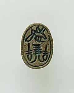 Scarab with Hieroglyphs by Unknown Artist