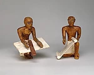 Scribes from Meketre's Model Granary by Unknown Artist