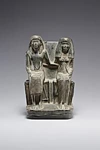Seated Pair Statuette by Unknown Artist