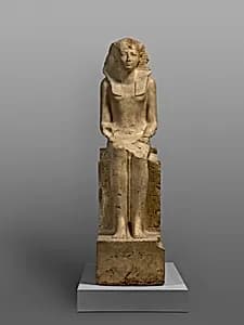 Seated Statue of Hatshepsut by Unknown Artist