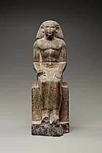 Seated statue of Kay by Unknown Artist