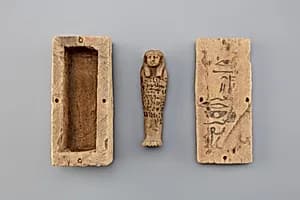 Shabti and Coffin by Unknown Artist