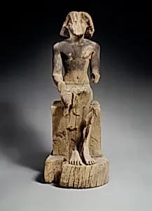 Sitting Statue of Kaemsenu (?) by Unknown Artist