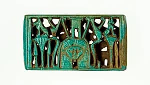 Spacer with Hathor head by Unknown Artist