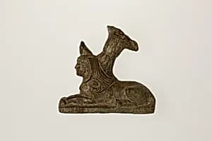 Sphinx-shaped foot of vessel by Unknown Artist