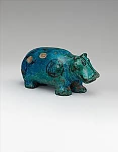 Standing Hippopotamus by Unknown Artist