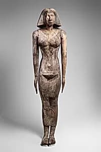 Standing statue of Mitry's wife by Unknown Artist