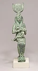 Statuette, Isis, Horus by Unknown Artist