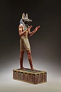 Statuette of Anubis by Unknown Artist