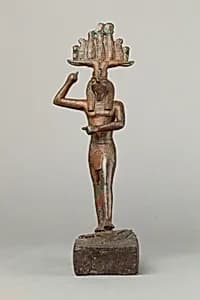 Statuette of Horus spearing an antelope by Unknown Artist