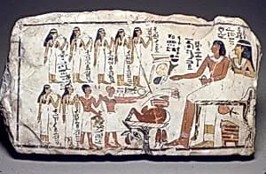 Stela of Tetu and Nefertjentet by Unknown Artist