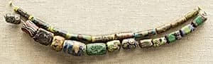 String of 10 Mosaic Beads by Unknown Artist