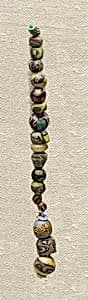String of 3 Beads by Unknown Artist