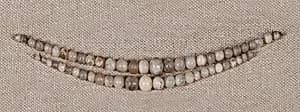 String of Quartz Ball Beads by Unknown Artist