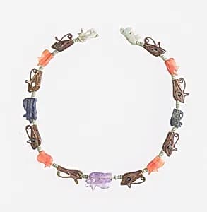 String of Wedjat Amulets by Unknown Artist