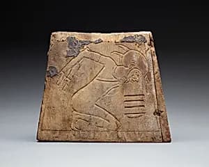 Support for a chair leg by Unknown Artist