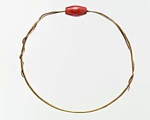Sweret Bead on Gold Wire by Unknown Artist