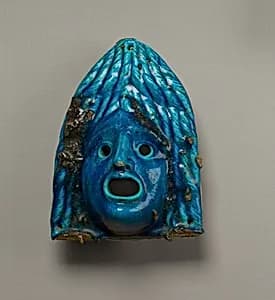 Theatrical mask for offering by Unknown Artist