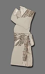 Tile Inlay Depicting a Torso by Unknown Artist
